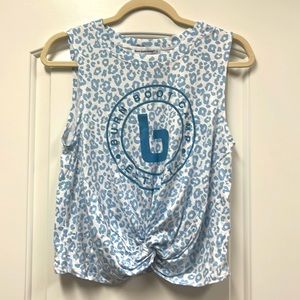 Burn Boot Camp cheetah tank size small
